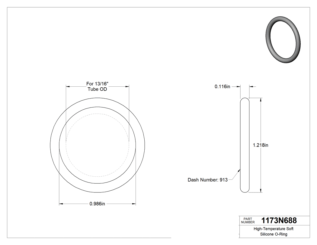 Technical drawing - 1173N688